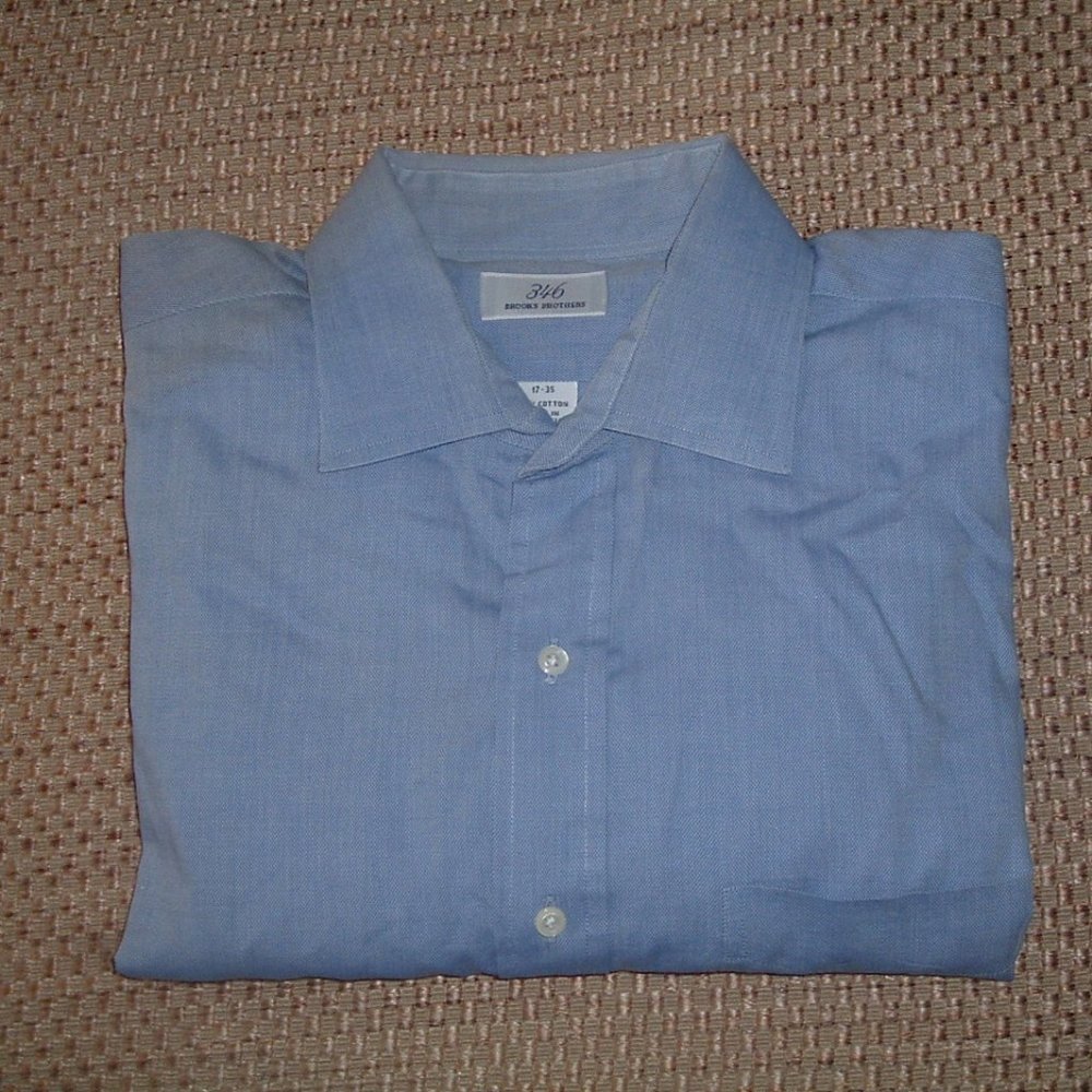 Brooks Brothers 17-35 Blue Dress shirt